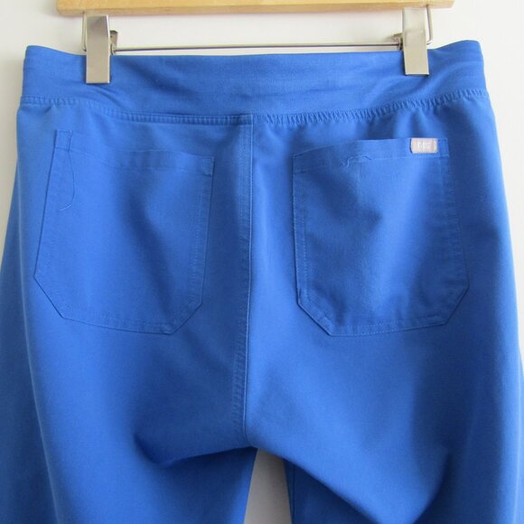 Figs Livingston Basic Scrub Pants Medium Women's Blue Nurse Medical Health - Picture 7 of 13